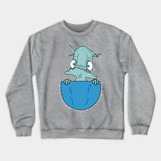 Munch's pocket oddysee (blue) Crewneck Sweatshirt